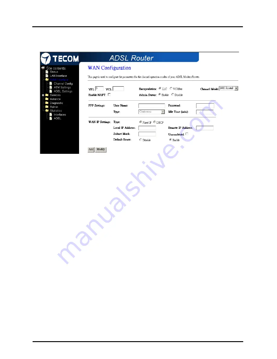 TECOM AR1061 User Manual Download Page 52