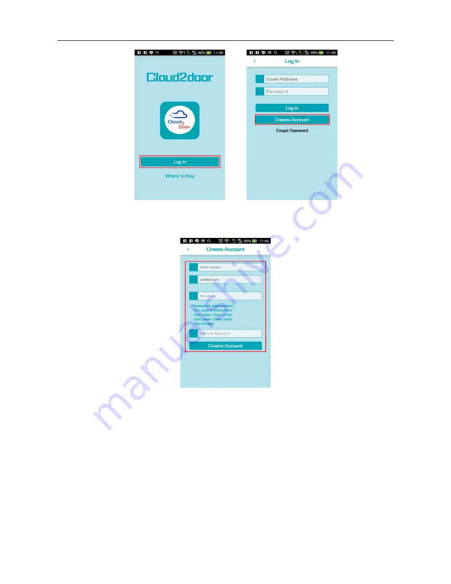 TECOM Cloud2door User Manual Download Page 4