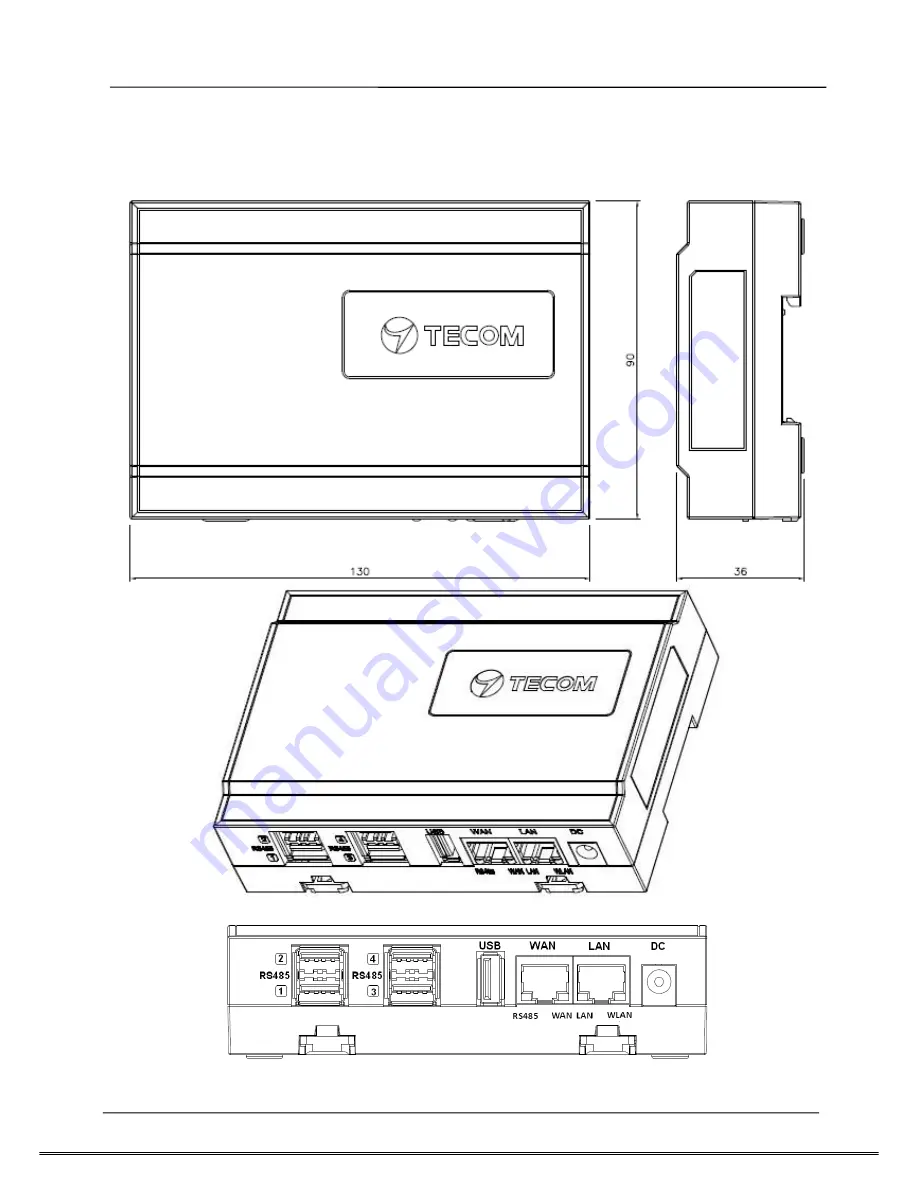 TECOM Pro-3200 Operation Manual Download Page 13