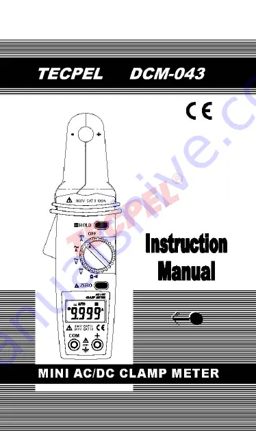 TECPEL DCM-043 Instruction Manual Download Page 1