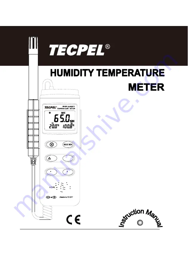 TECPEL DTM-322 Скачать руководство пользователя страница 1