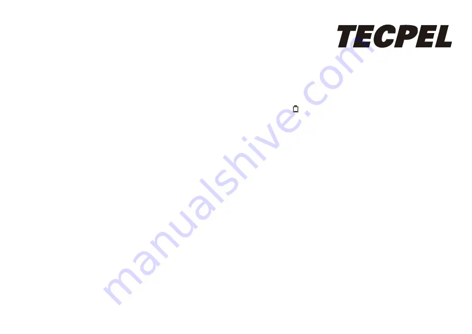 TECPEL OS-81B Manual Download Page 10