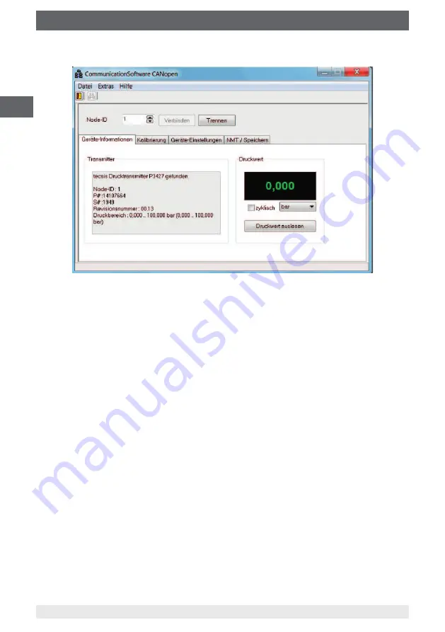 Tecsis P3427 Instruction Manual Download Page 10