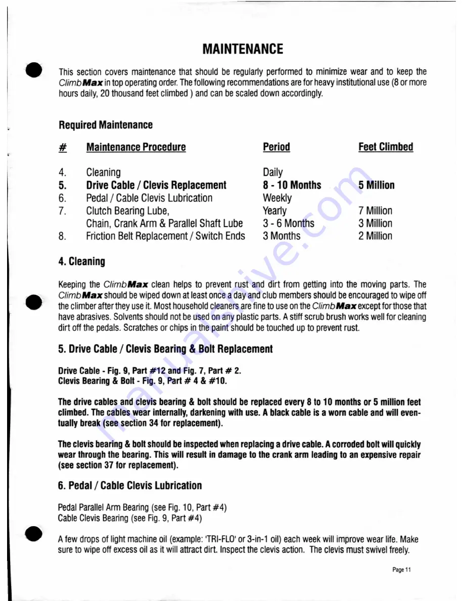 Tectrix Climbmax 150 Owner'S Manual Download Page 11