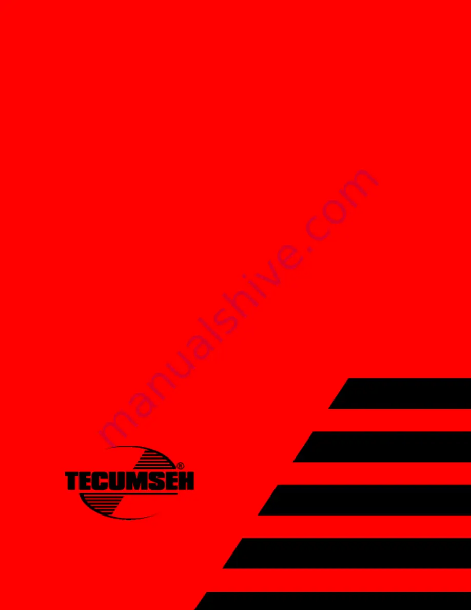 Tecumseh ECV100 - 120 Technician'S Handbook Download Page 1