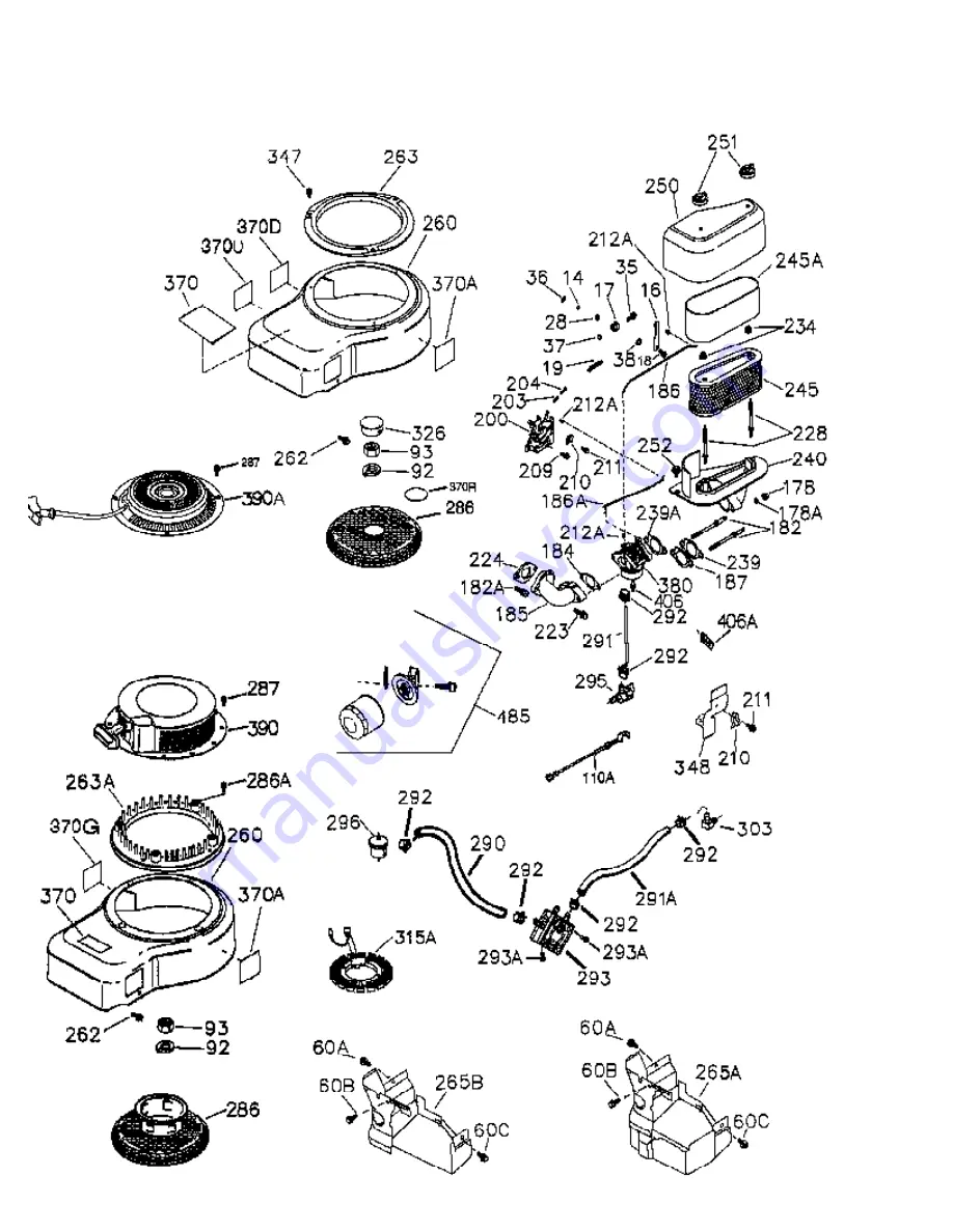 Tecumseh OHV155-204509E Parts List Download Page 4