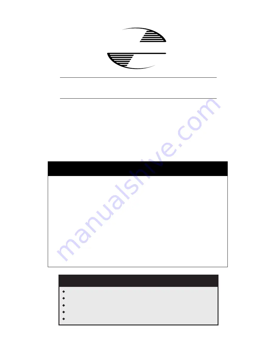 Tecumseh OVRM120 Operator'S Manual Download Page 1