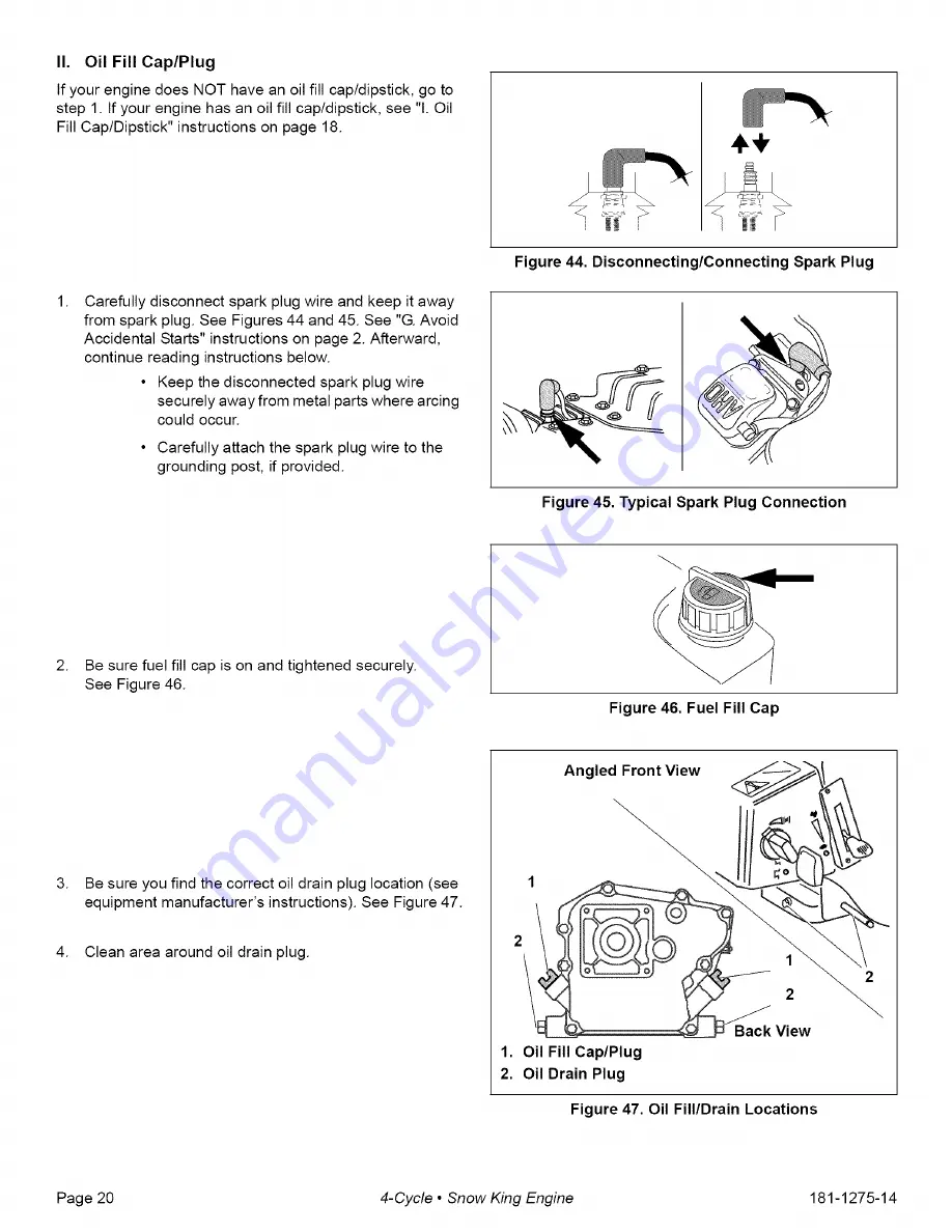 Tecumseh Snow King LH195SA Operator'S Manual Download Page 22