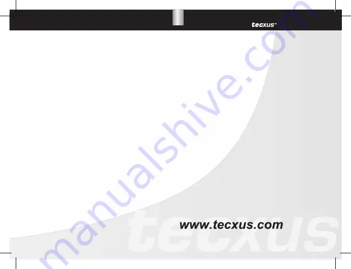 Tecxus TC 3000 travel Manual Download Page 4