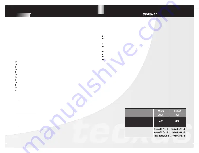 Tecxus TC 3000 travel Manual Download Page 14