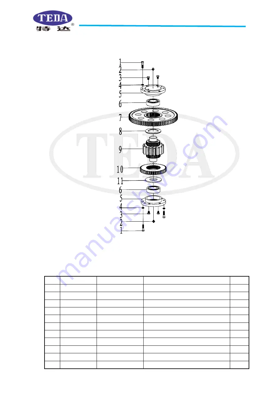 TEDA KT14000 Maintenance And Operation Manual Download Page 26