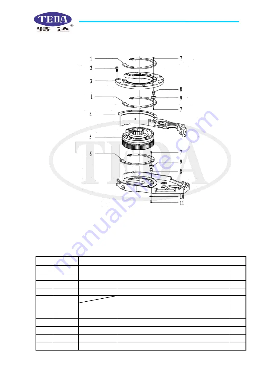 TEDA XQ114/6B Operation Manual Download Page 16