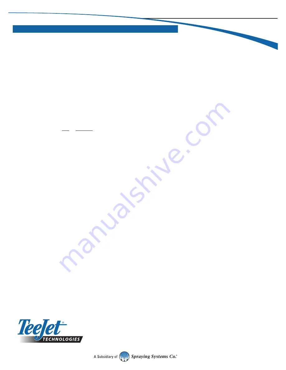 TeeJet RX510 User Manual Download Page 3