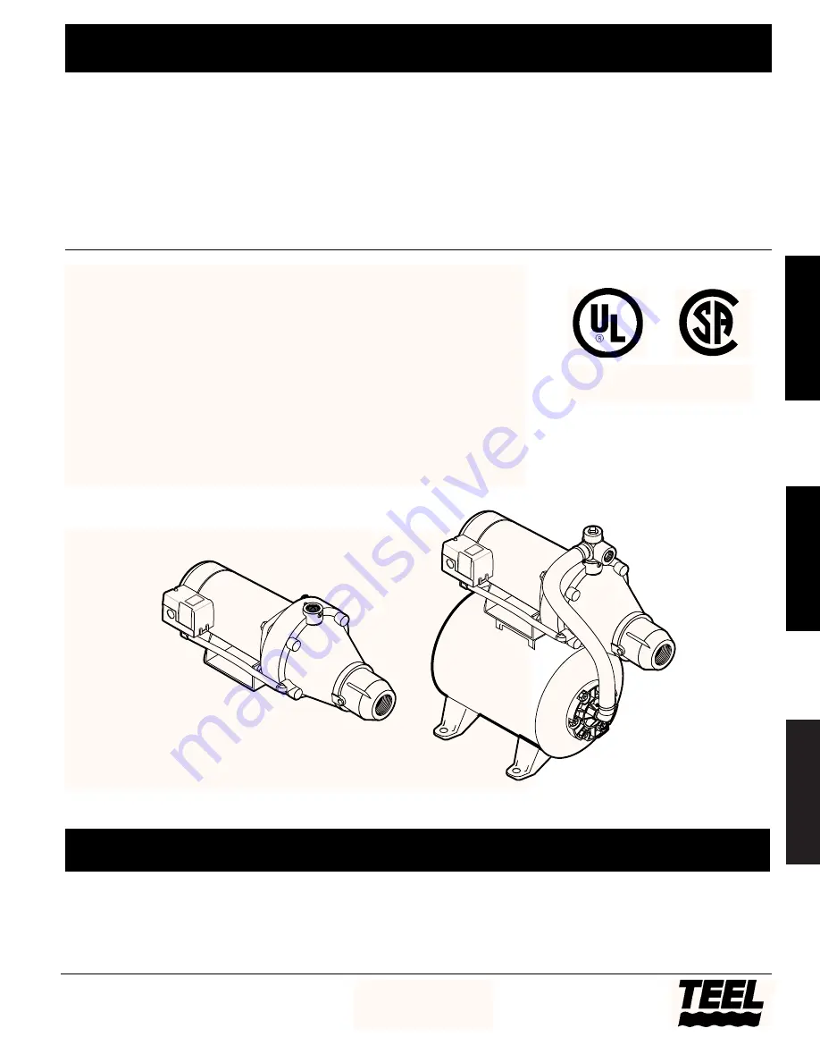 teel 2P899A Operating Instructions & Parts Manual Download Page 1