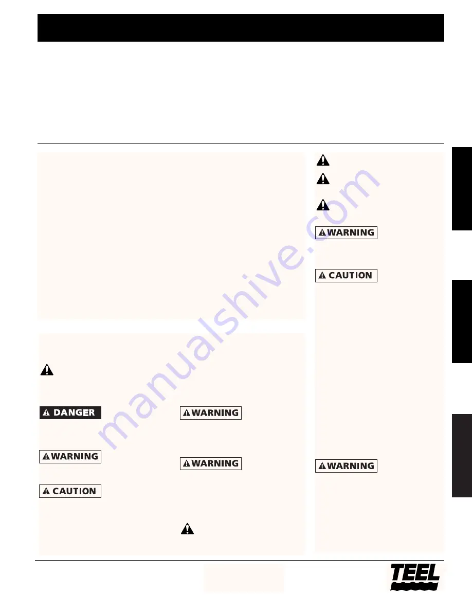 teel 4RH33 Operating Instructions & Parts Manual Download Page 1