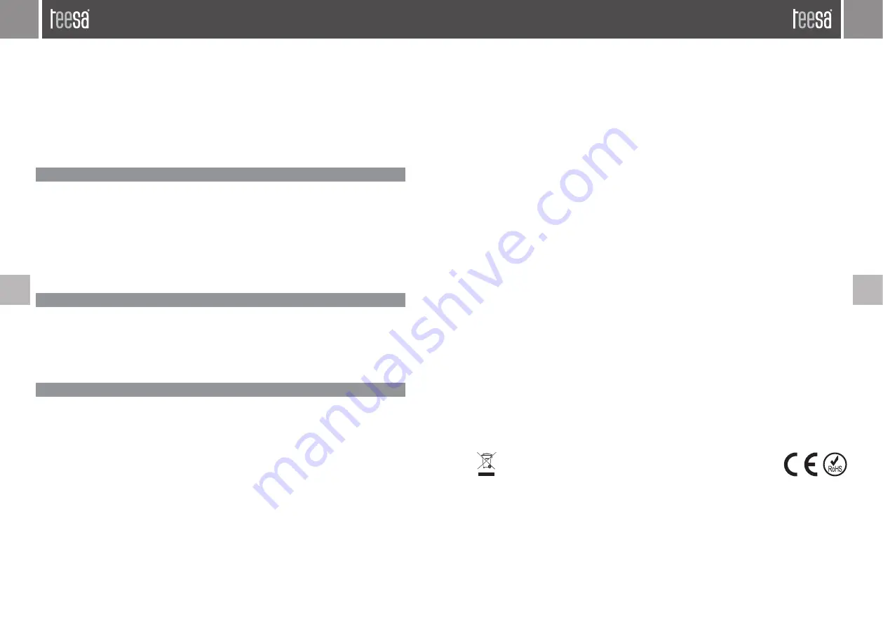 Teesa TSA0150 Скачать руководство пользователя страница 9