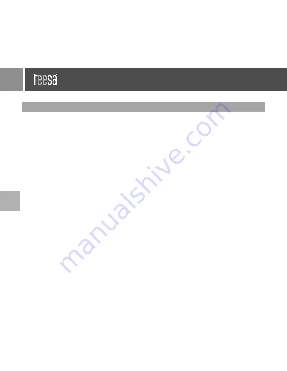 Teesa TSA0502 Скачать руководство пользователя страница 14