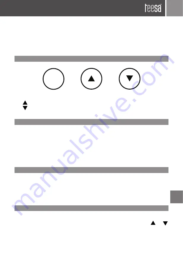 Teesa TSA0802 Owner'S Manual Download Page 33