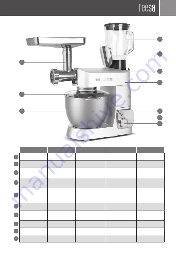 Teesa TSA3525 Owner'S Manual Download Page 3