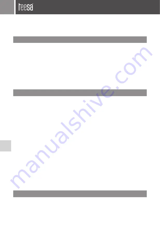 Teesa TSA8024 Owner'S Manual Download Page 12