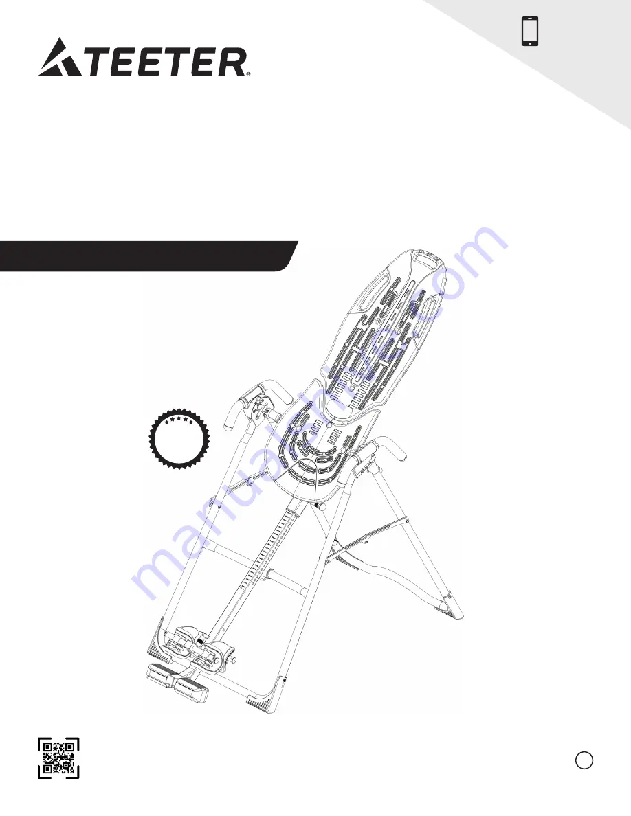 Teeter ComforTrak EP-970 Assembly Instructions Manual Download Page 1