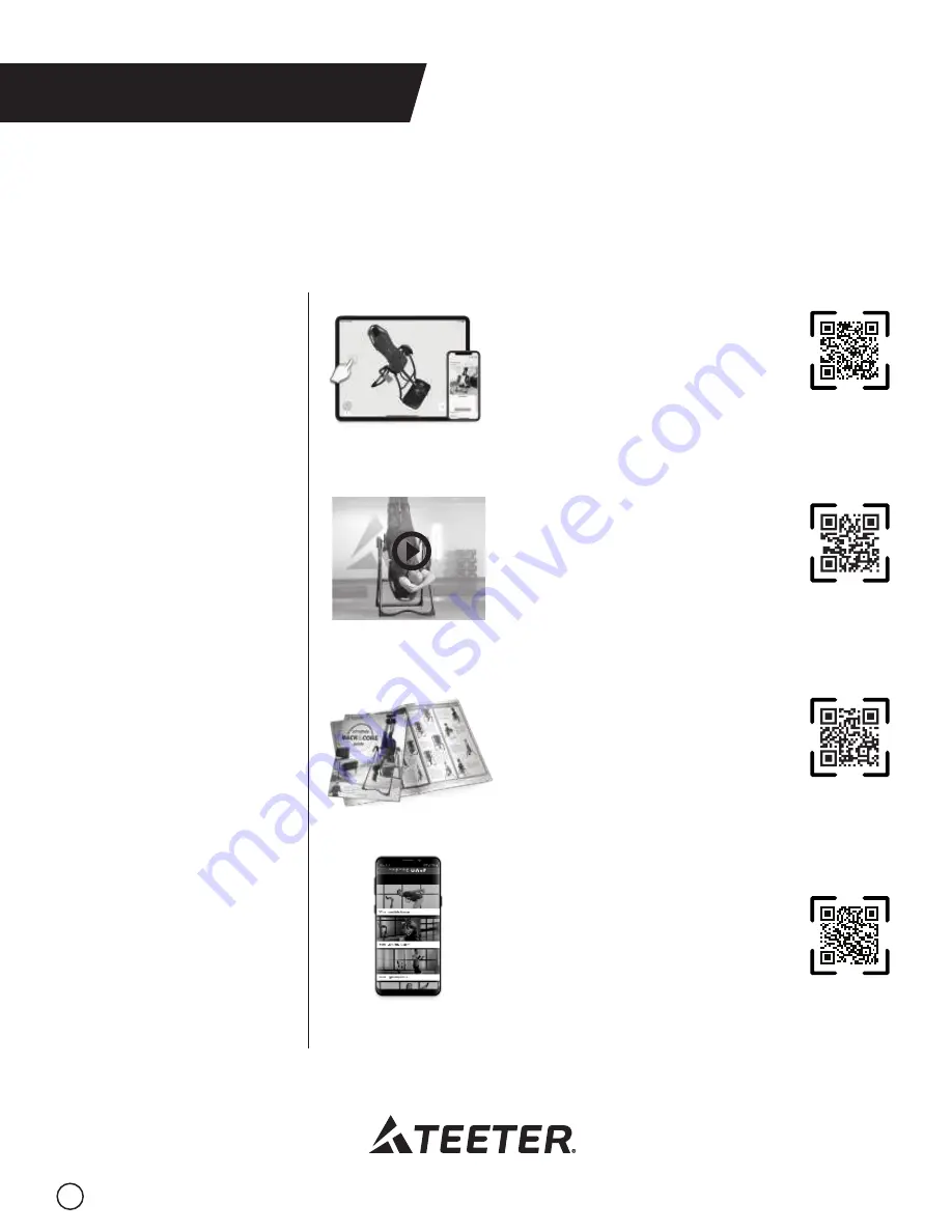 Teeter ComforTrak Series Assembly Instructions Manual Download Page 1