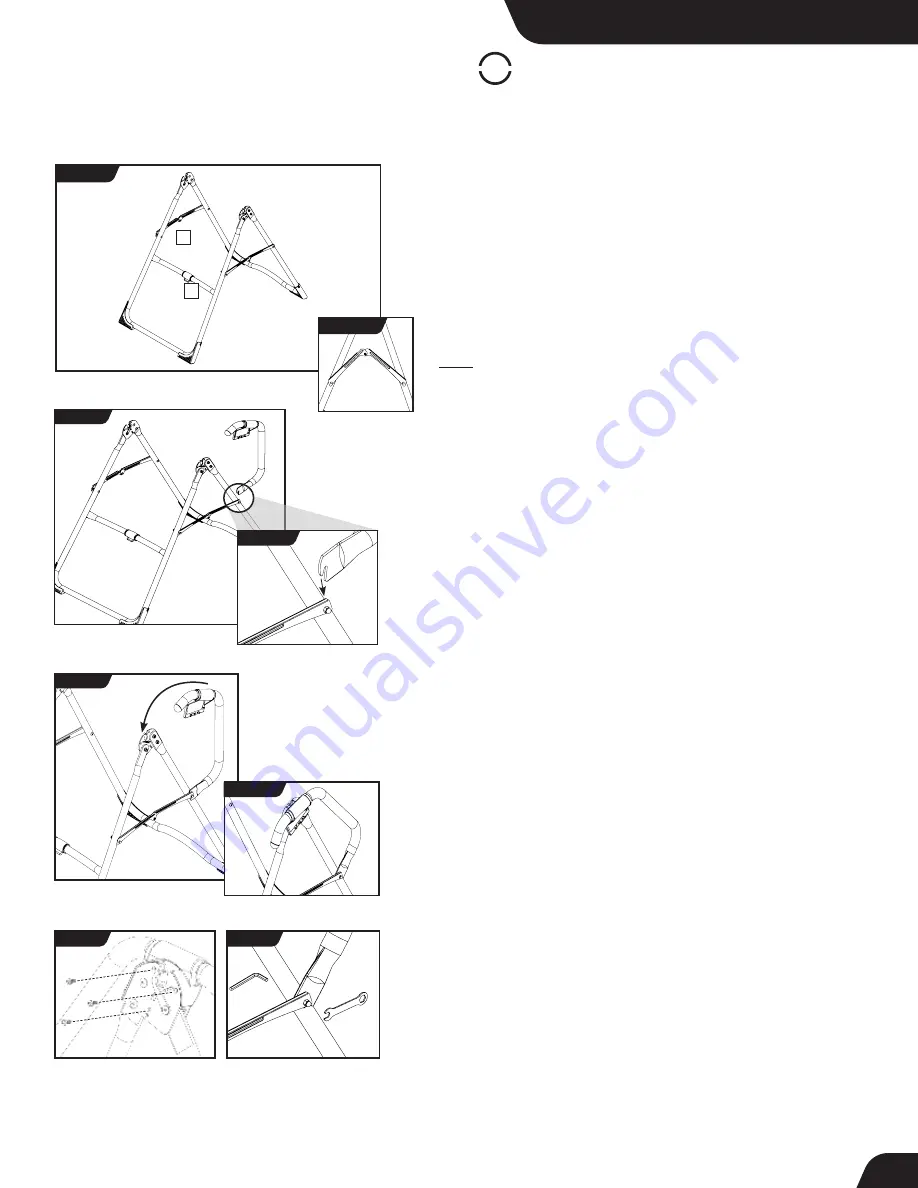 Teeter ComforTrak Series Assembly Instructions Manual Download Page 9