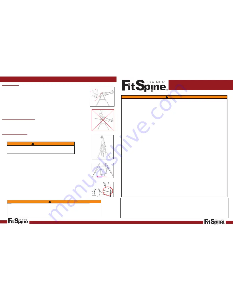 Teeter FitSpine Trainer Owner'S Manual Download Page 1