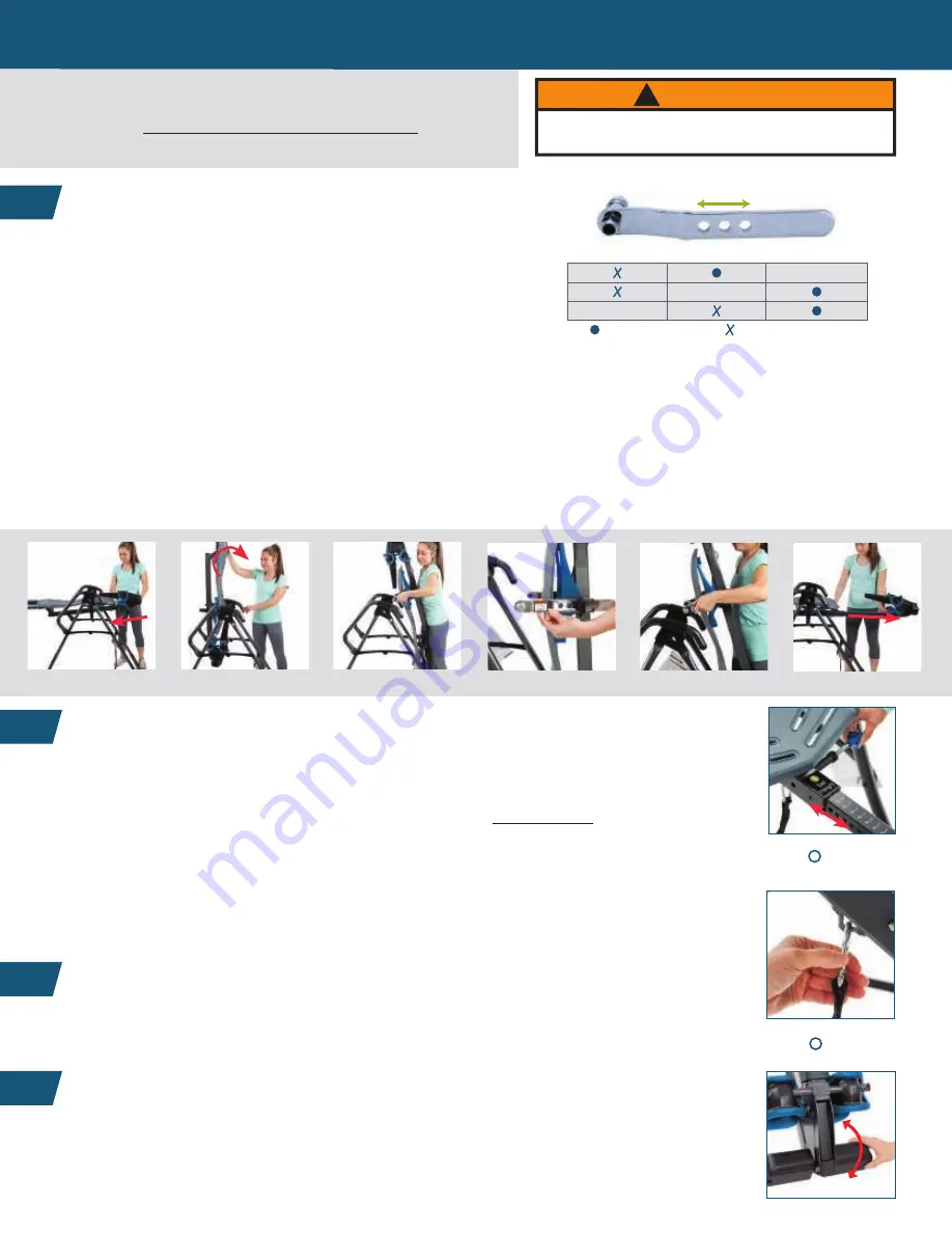 Teeter FitSpine X2 Owner'S Manual Download Page 2