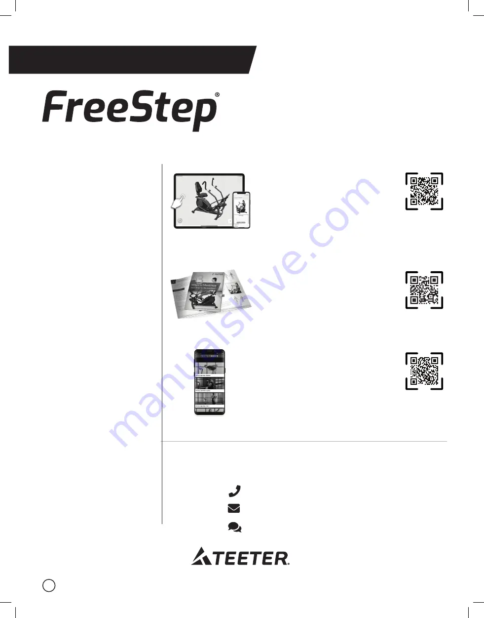 Teeter FreeStep LT1 Скачать руководство пользователя страница 1