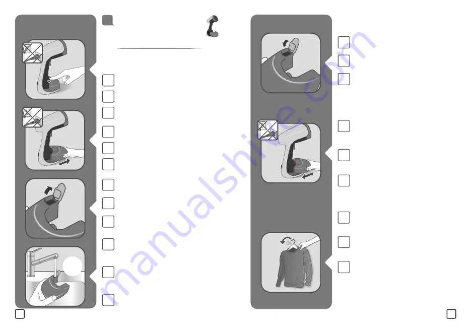 TEFAL ACCESS STEAM Easy DT71 Series Manual Download Page 57