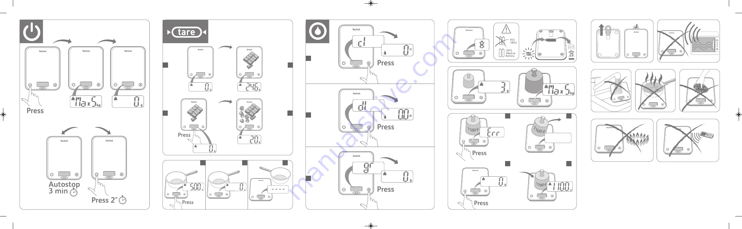 TEFAL BC5136V0 Quick Start Manual Download Page 3