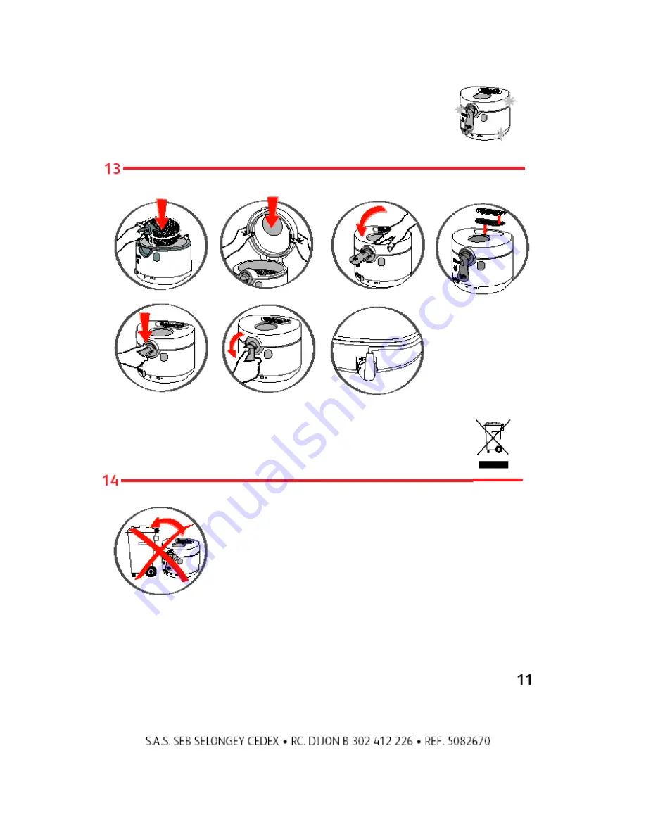 TEFAL FF1031 Manual Download Page 11