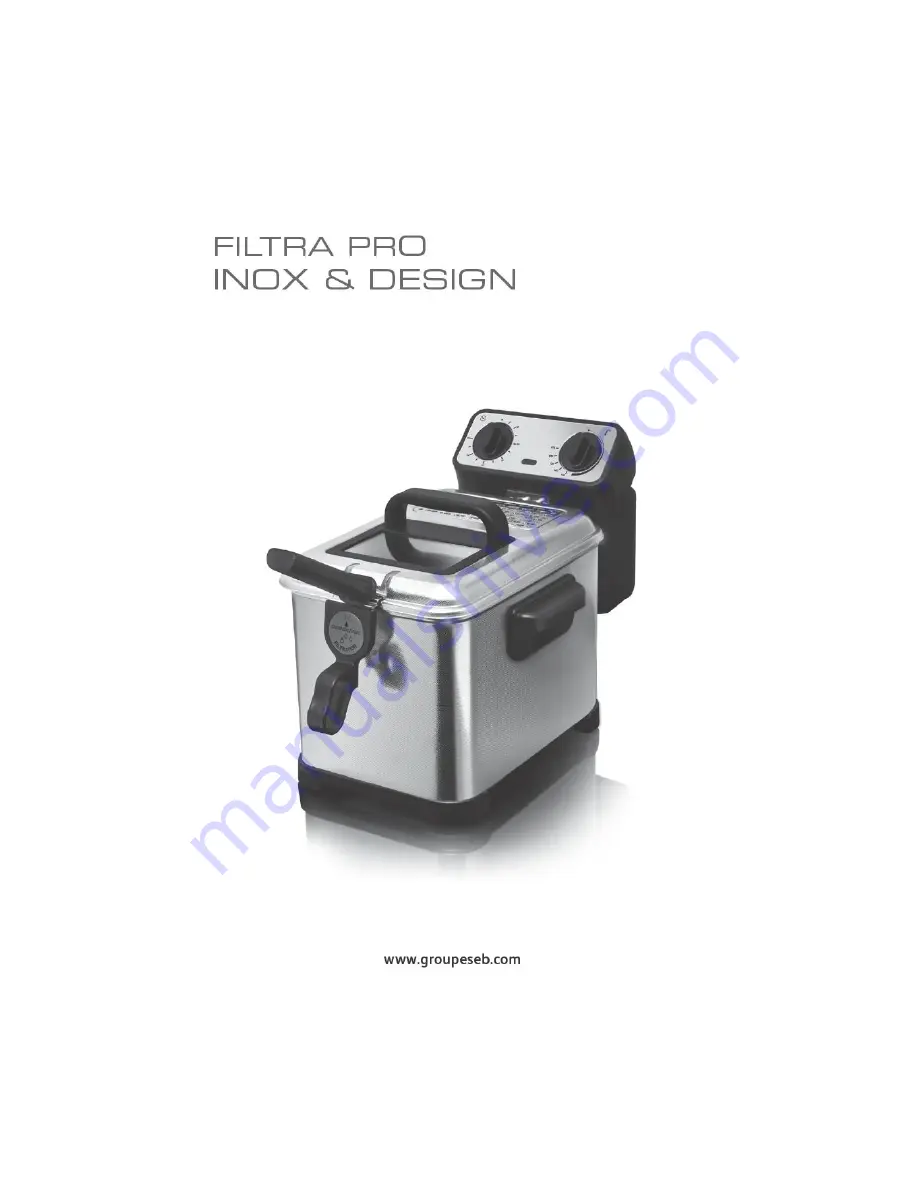 TEFAL FILTRA PRO INOX AND DESIGN Manual Download Page 1