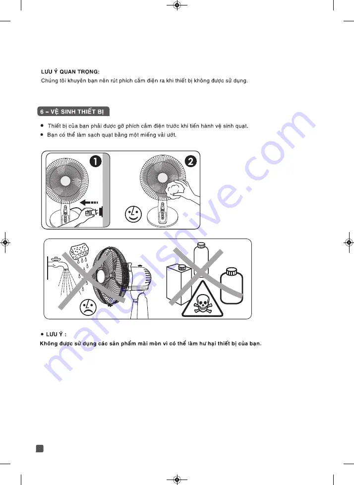 TEFAL Harmony VF 361 Series Manual Download Page 14