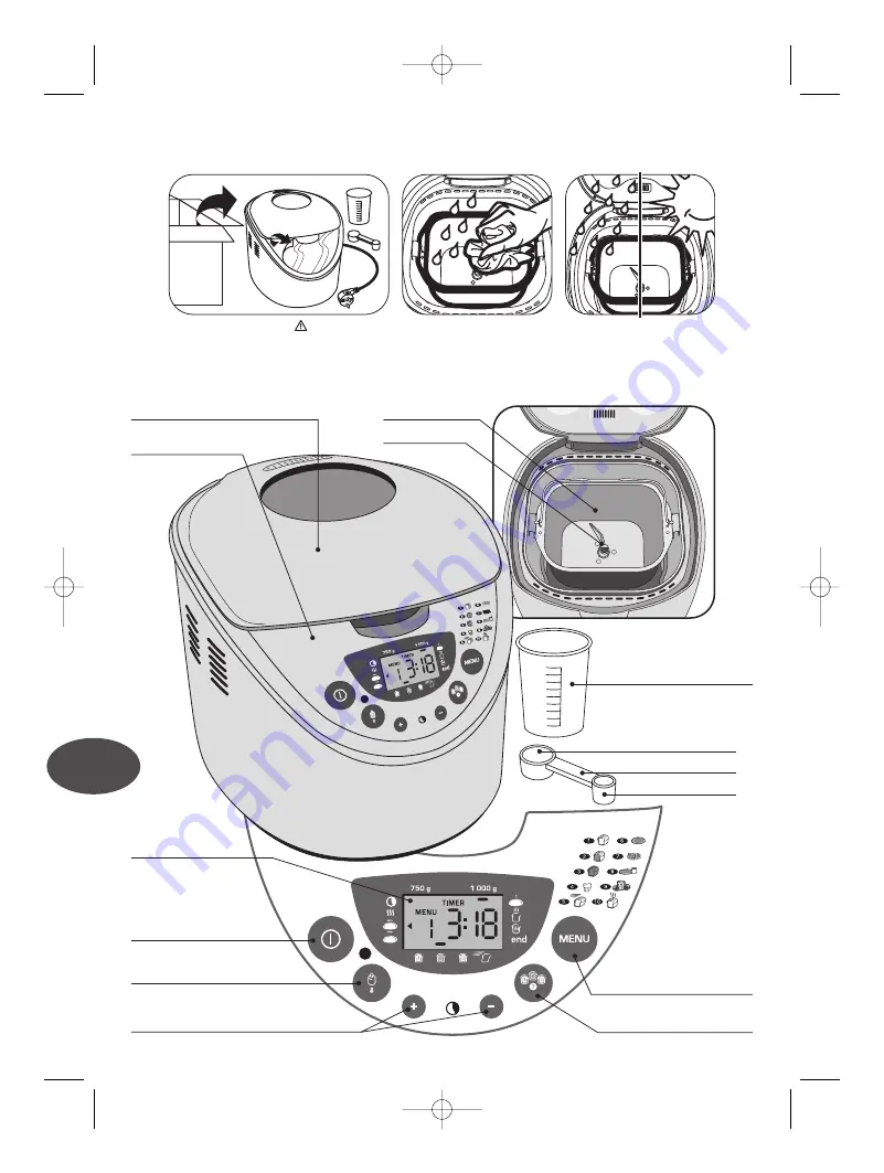 TEFAL Home Bread OW300101 Скачать руководство пользователя страница 94