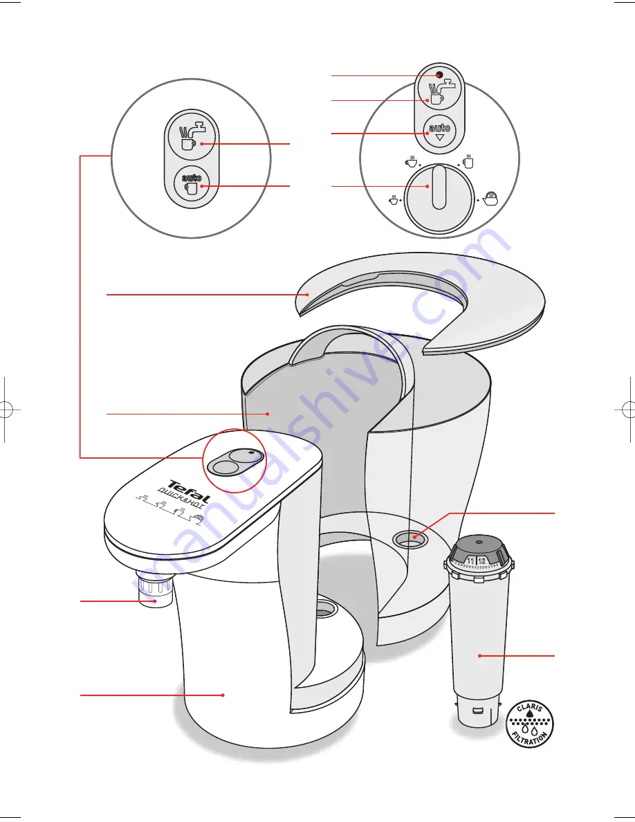 TEFAL Hot water Urn BR 301 User Instructions Download Page 2