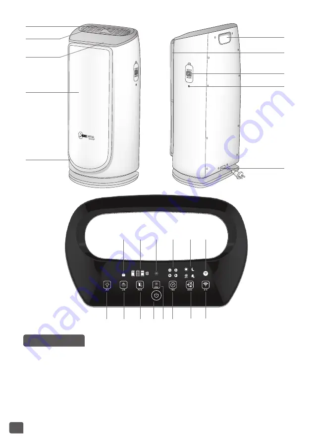 TEFAL INTENSE PURE AIR CONNECT PU4085 Series Manual Download Page 2