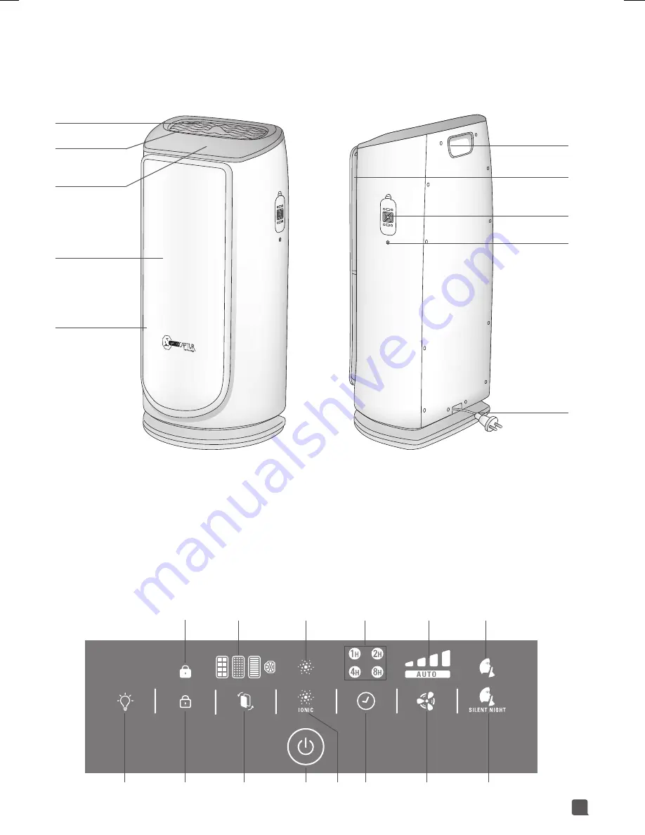 TEFAL INTENSE PURE AIR PU4065 Manual Download Page 3