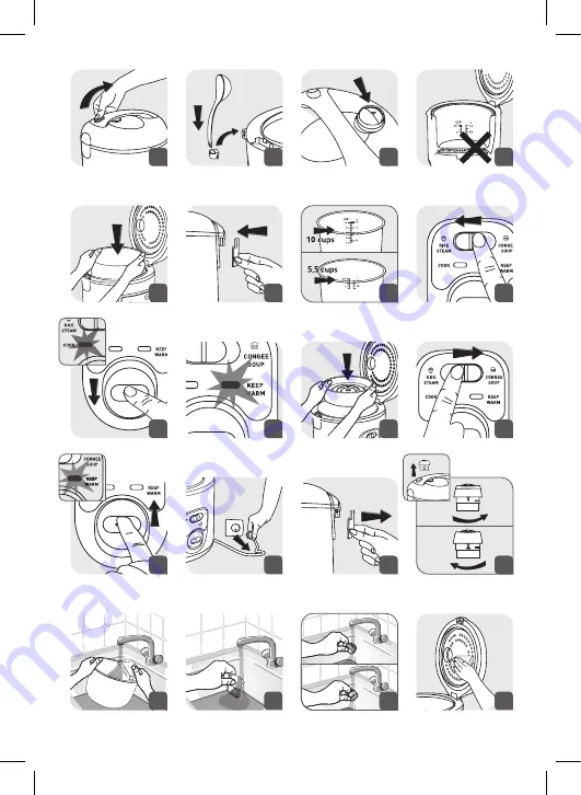 TEFAL Mecha Congee Manual Download Page 3