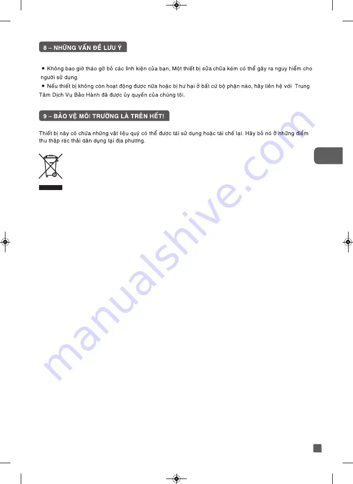 TEFAL SERENITY VU3540T0 Manual Download Page 15