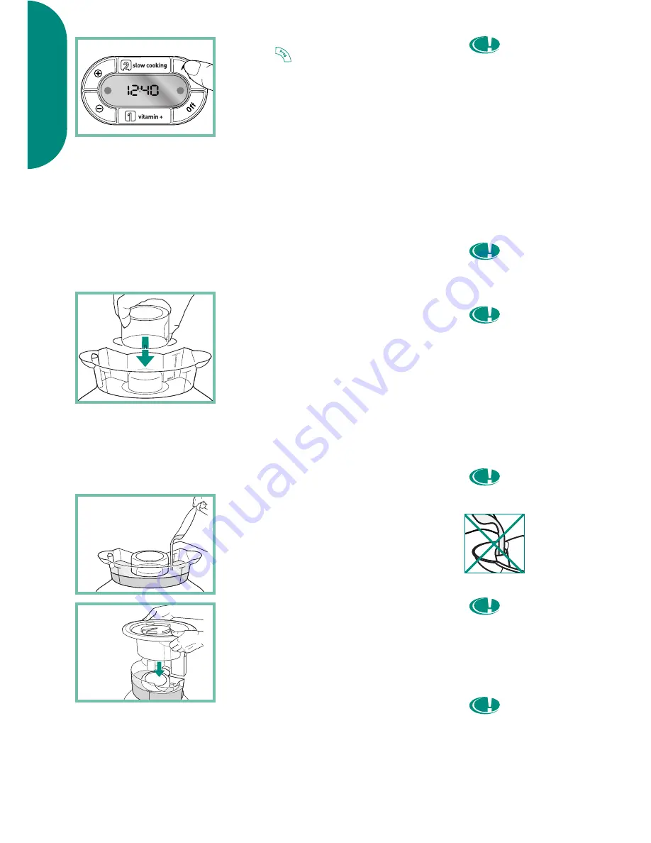 TEFAL VITAMIN PLUS STEAMER Manual Download Page 6