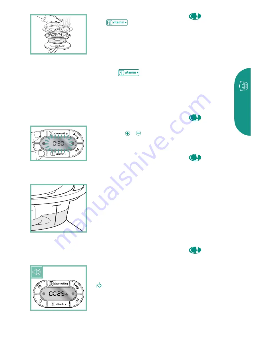 TEFAL VITAMIN PLUS STEAMER Manual Download Page 11