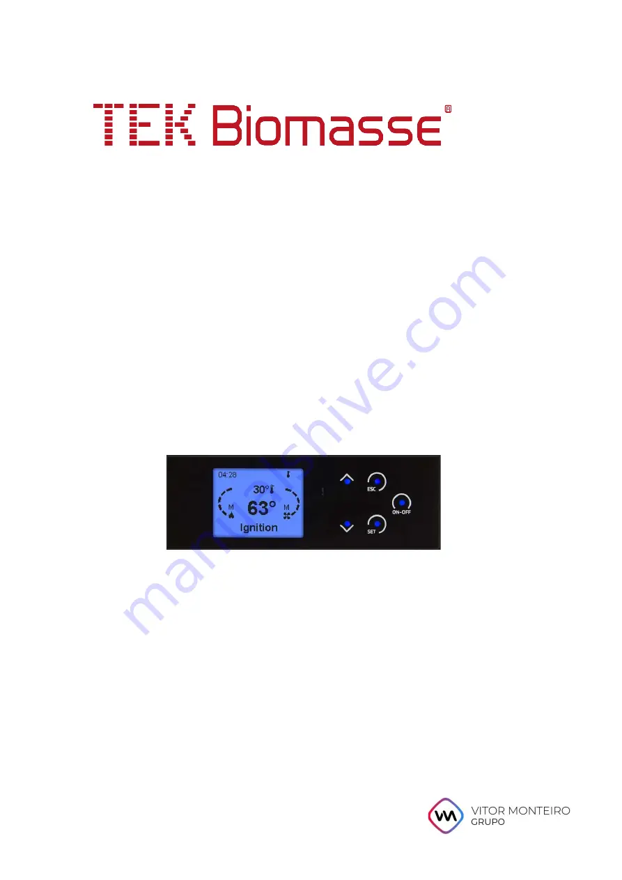 TEK Biomasse DOMINA Instruction Manual Download Page 1