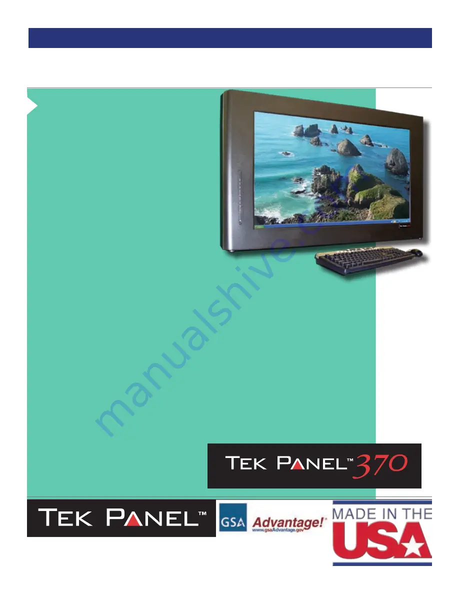 Tek Panel Tek Panel 370 Specification Sheet Download Page 1