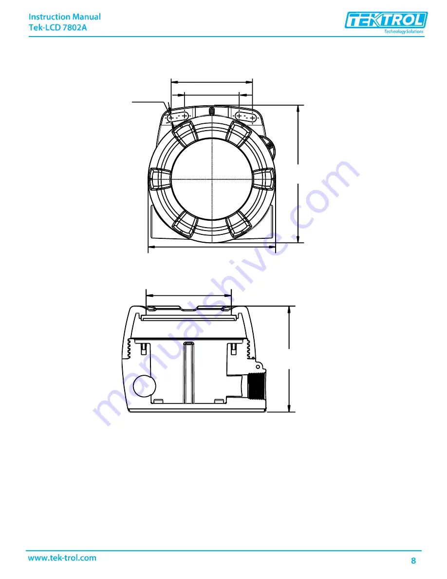 Tek-Trol Tek-LCD 7802A Instruction Manual Download Page 10