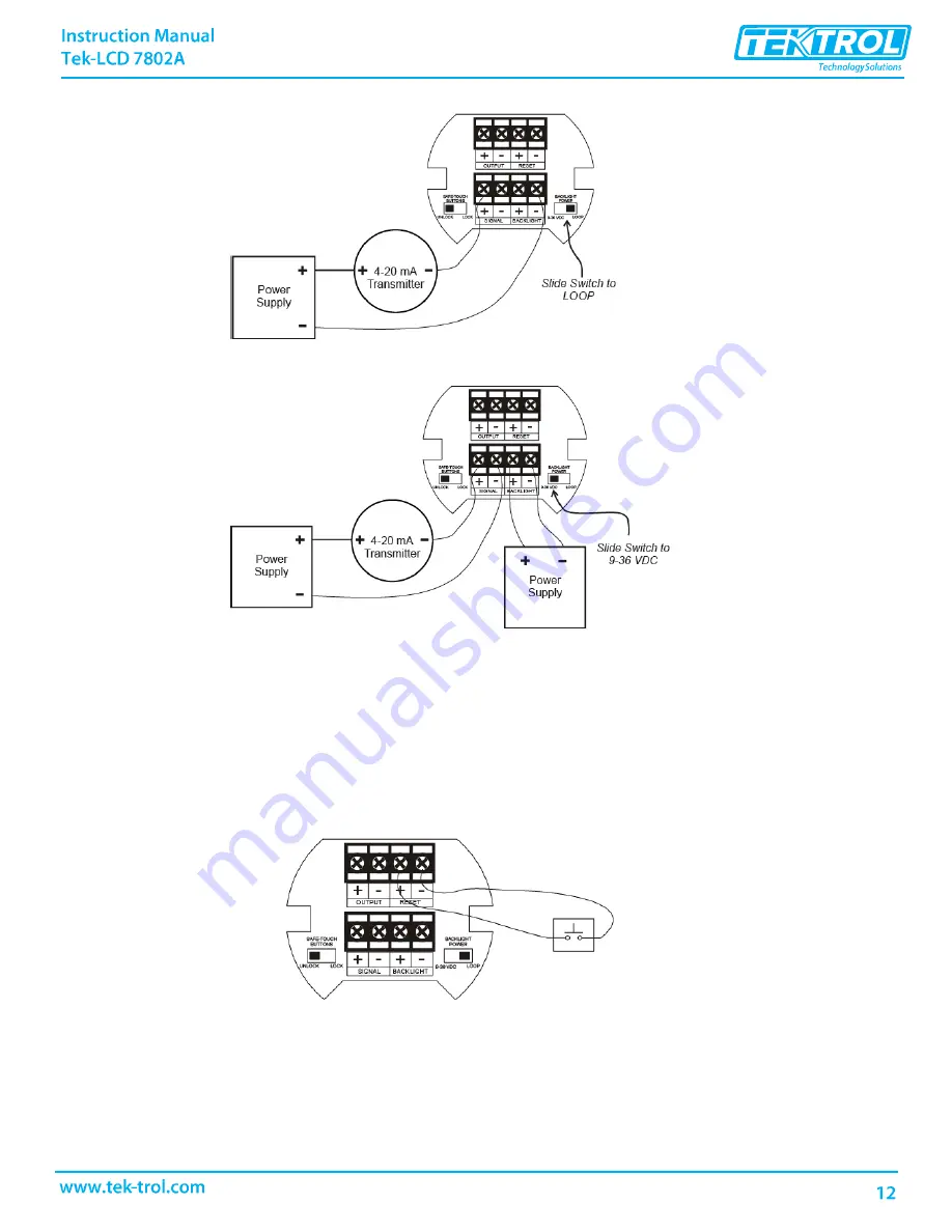 Tek-Trol Tek-LCD 7802A Instruction Manual Download Page 14