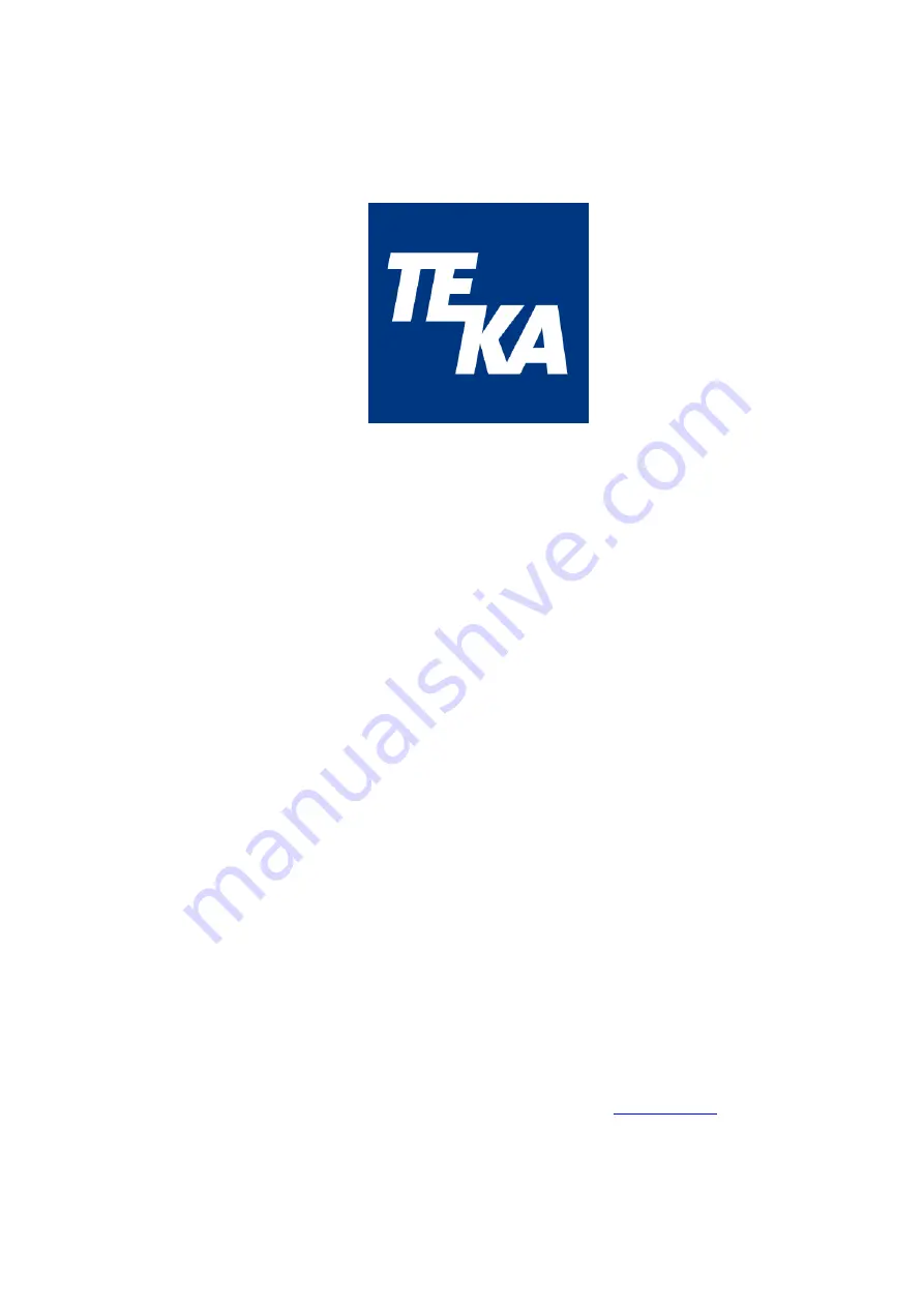 Teka AirFan Скачать руководство пользователя страница 1