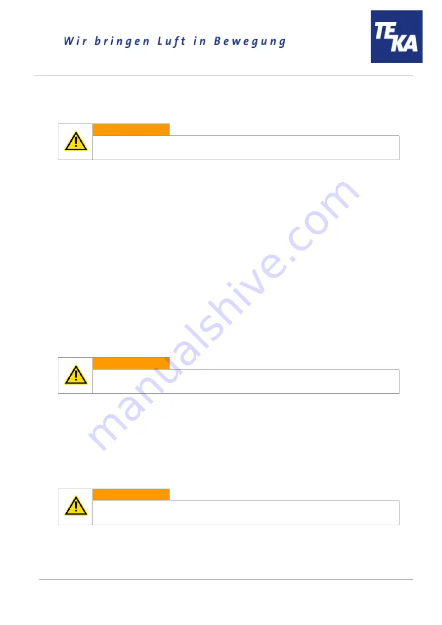 Teka Airtech P10 Operating Instructions Manual Download Page 27