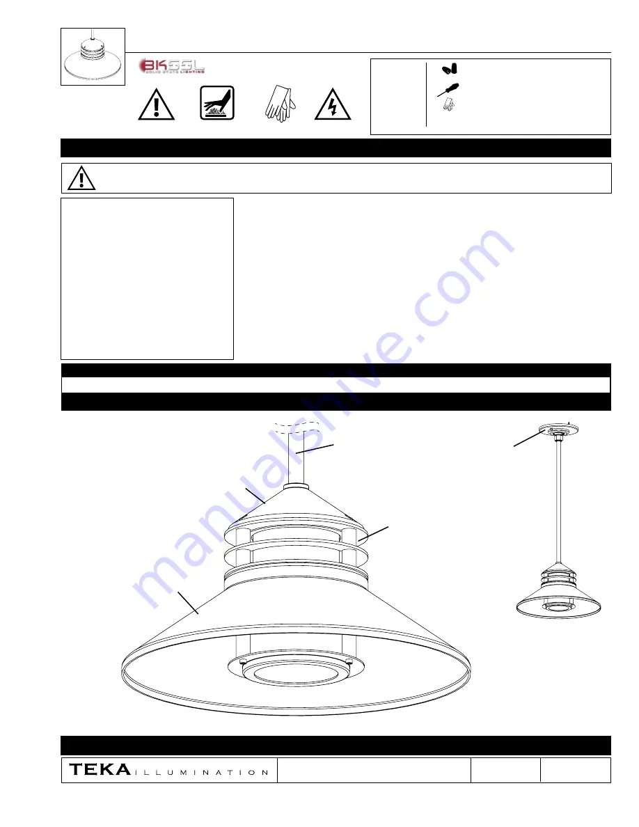 Teka BEACON STEM MOUNT Скачать руководство пользователя страница 1